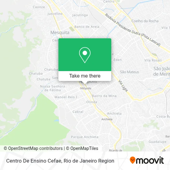 Centro De Ensino Cefae map