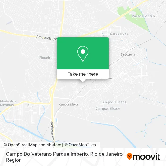 Campo Do Veterano Parque Imperio map