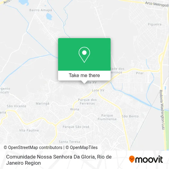 Comunidade Nossa Senhora Da Gloria map