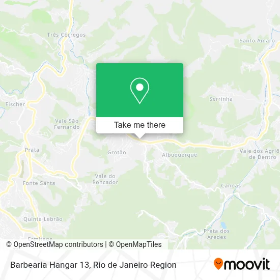 Barbearia Hangar 13 map
