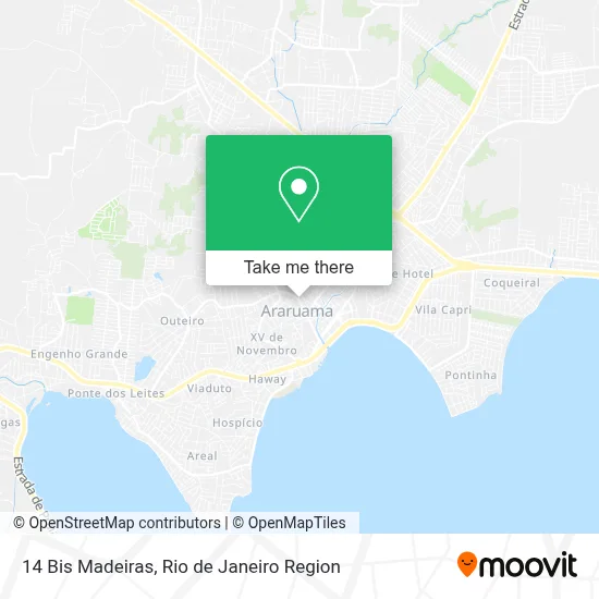 14 Bis Madeiras map