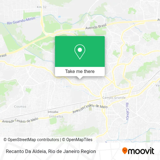Recanto Da Aldeia map