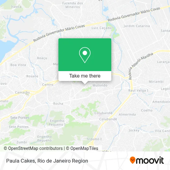 Paula Cakes map