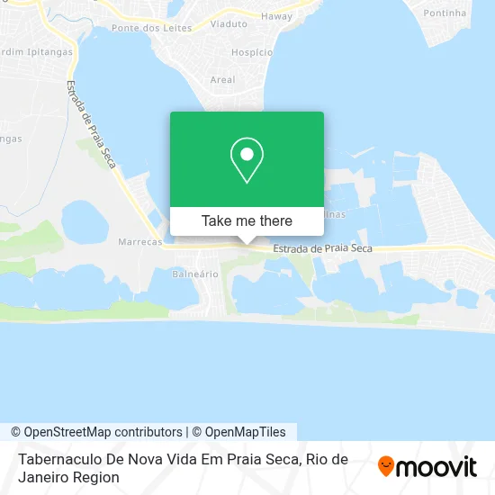 Tabernaculo De Nova Vida Em Praia Seca map