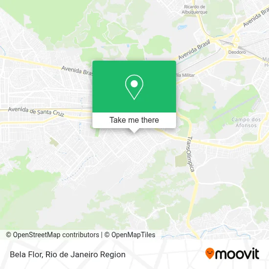 Bela Flor map
