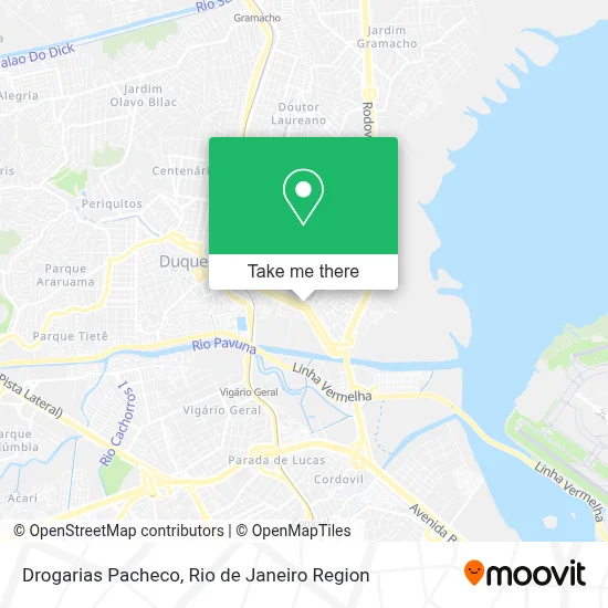 Drogarias Pacheco map