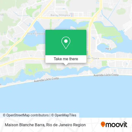 Maison Blanche Barra map