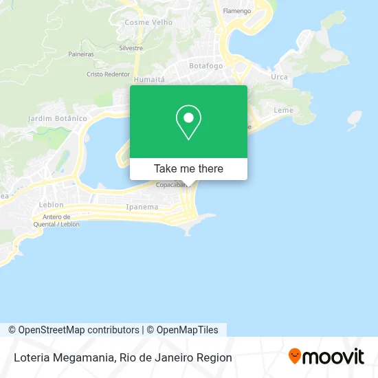 Loteria Megamania map