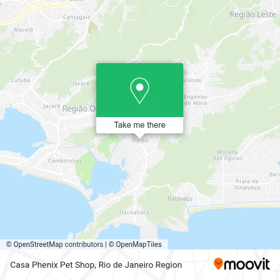 Casa Phenix Pet Shop map