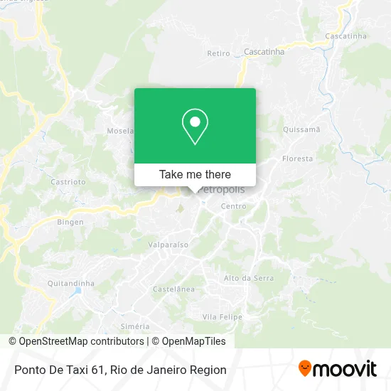 Ponto De Taxi 61 map