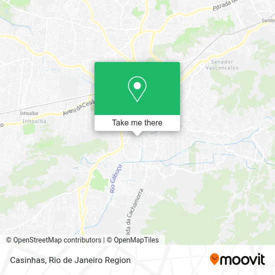 Casinhas map