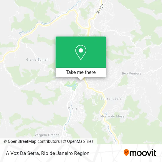 A Voz Da Serra map
