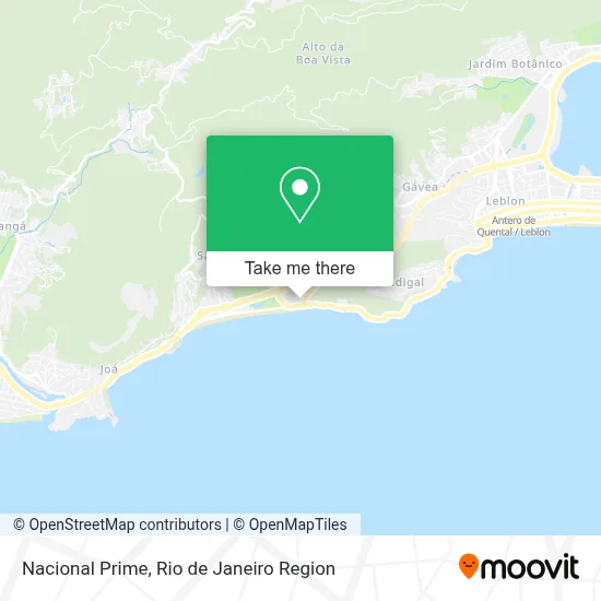 Nacional Prime map