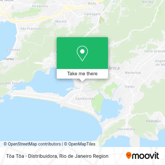Tôa Tôa - Distribuidora map