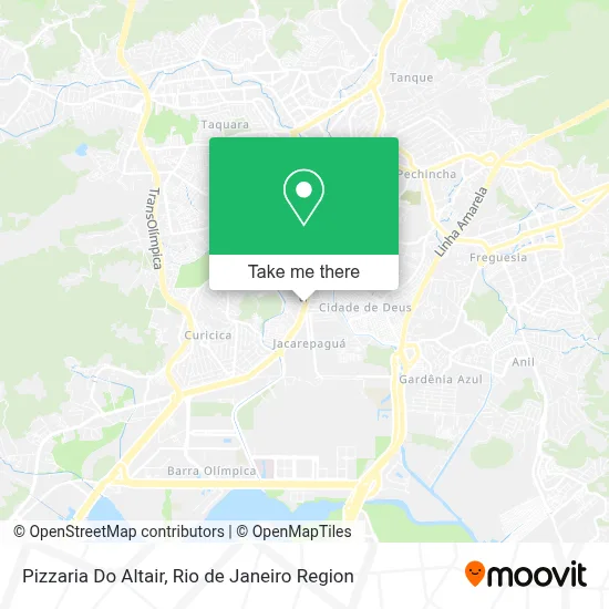 Pizzaria Do Altair map