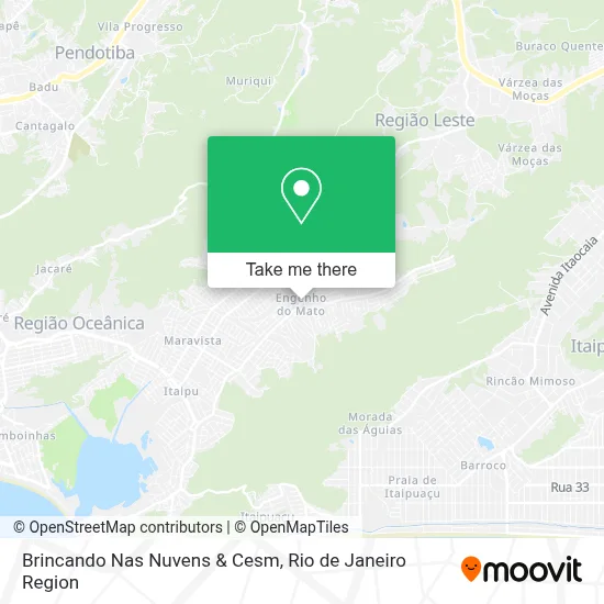 Brincando Nas Nuvens & Cesm map