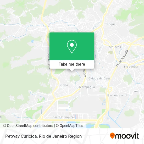 Petway Curicica map