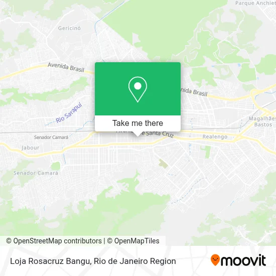 Loja Rosacruz Bangu map