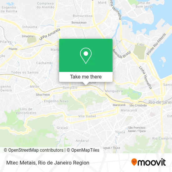 Mtec Metais map