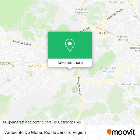 Ambiente De Glória map