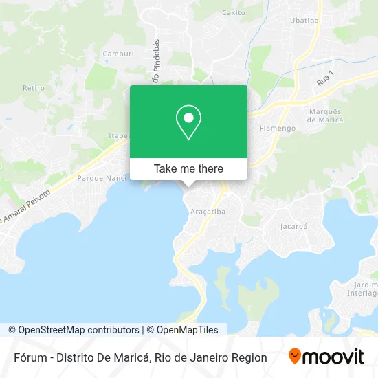 Fórum - Distrito De Maricá map