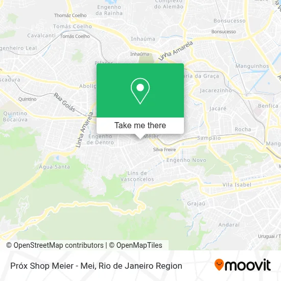 Próx Shop Meier - Mei map