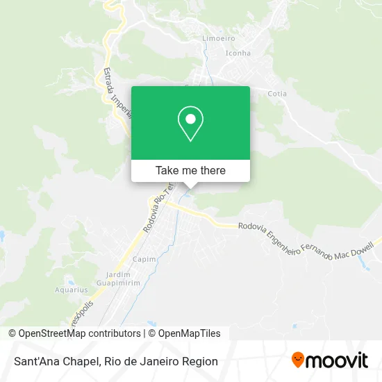 Sant'Ana Chapel map