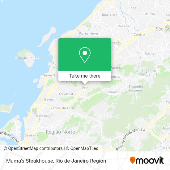 Mama's Steakhouse map