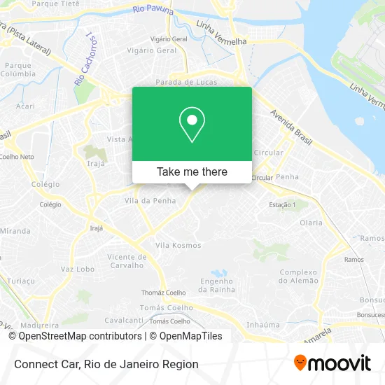Connect Car map