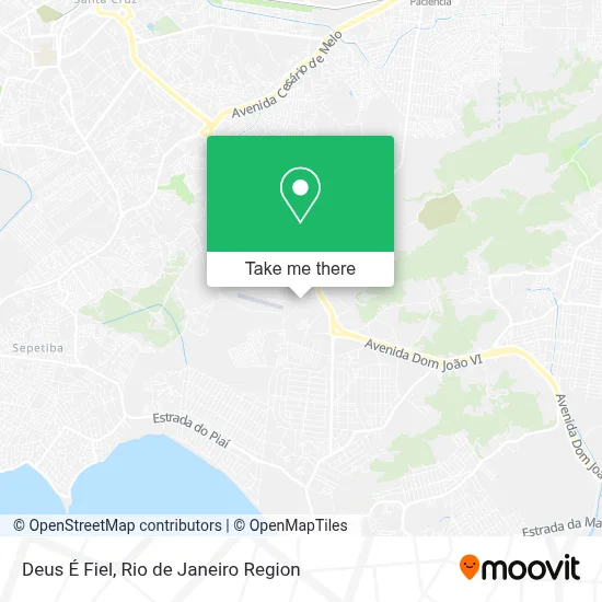 Deus É Fiel map