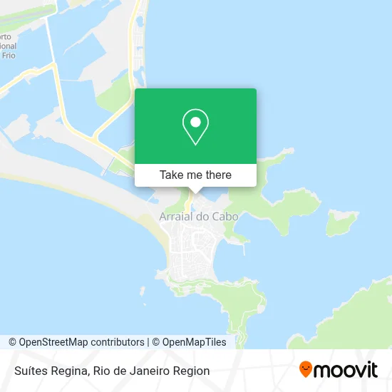 Suítes Regina map