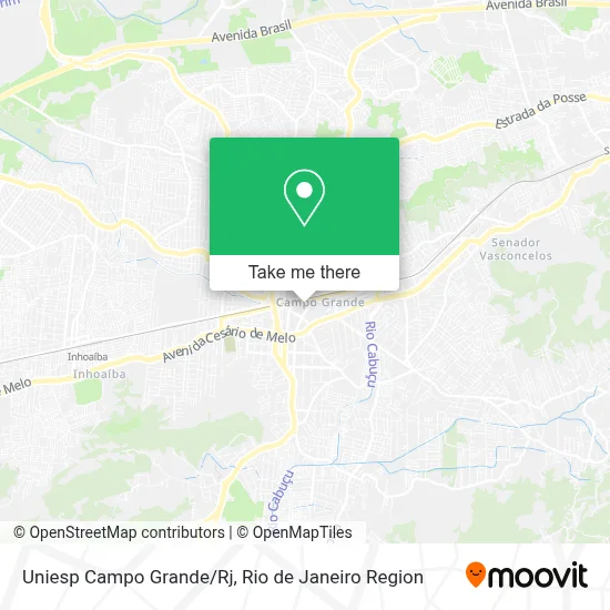Uniesp Campo Grande/Rj map
