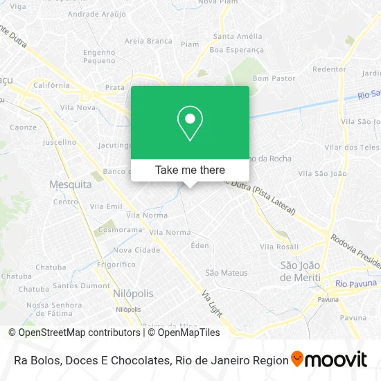Ra Bolos, Doces E Chocolates map