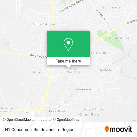 N1 Concursos map