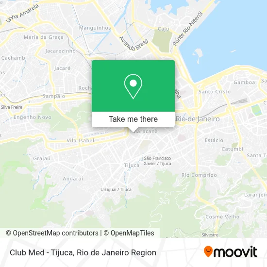 Club Med - Tijuca map