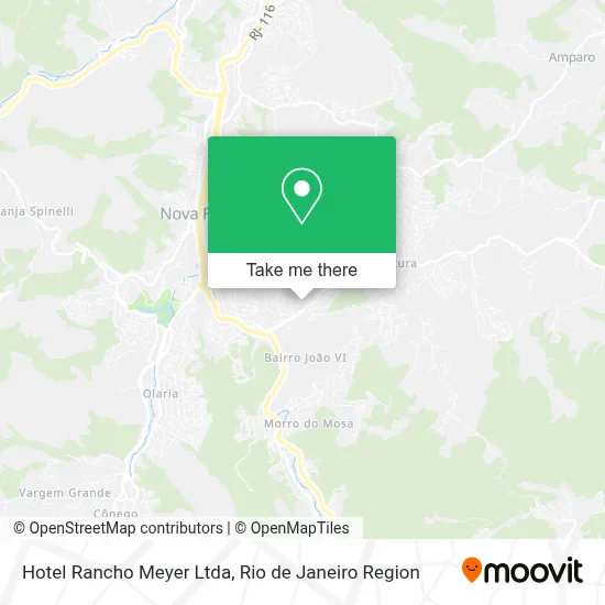 Hotel Rancho Meyer Ltda map