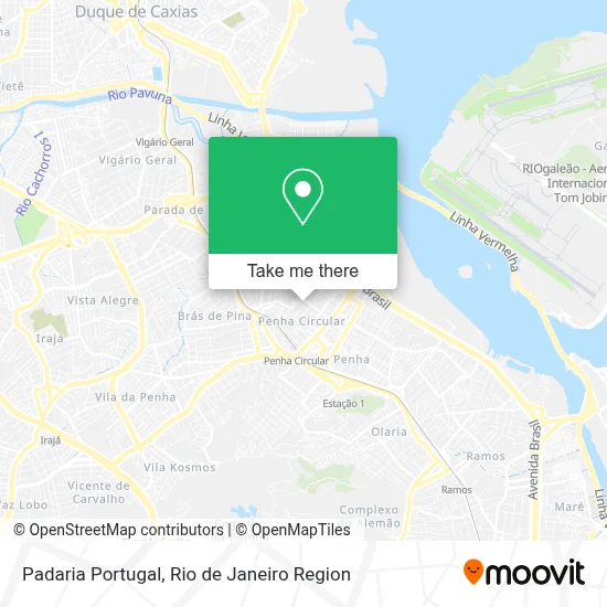 Padaria Portugal map