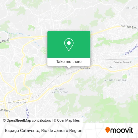 Espaço Catavento map