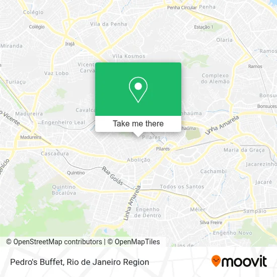 Pedro's Buffet map