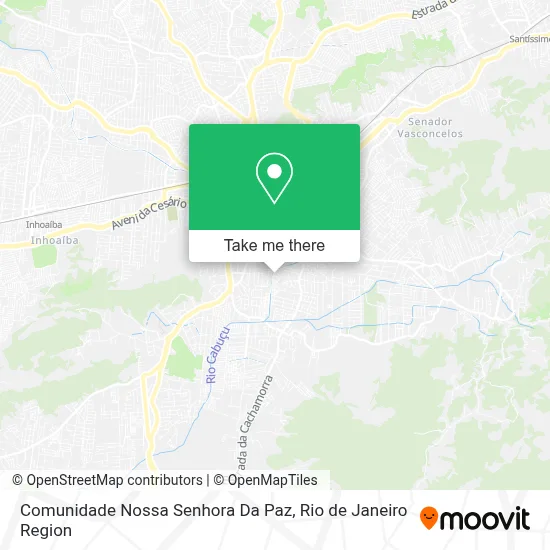 Comunidade Nossa Senhora Da Paz map