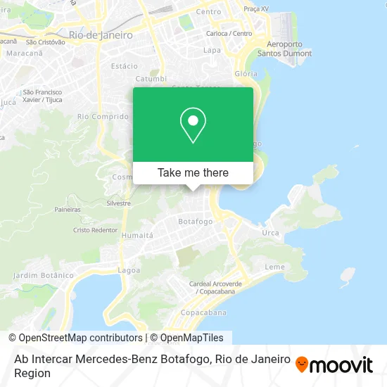 Ab Intercar Mercedes-Benz Botafogo map