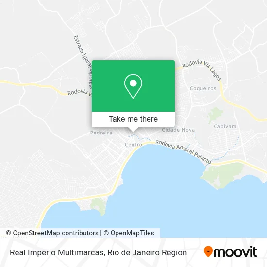 Real Império Multimarcas map
