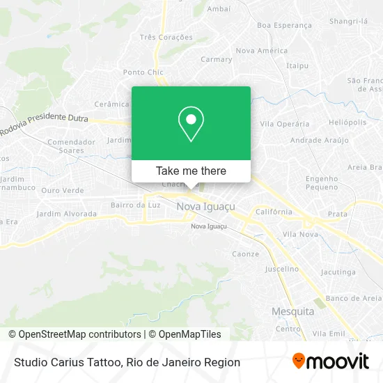 Studio Carius Tattoo map