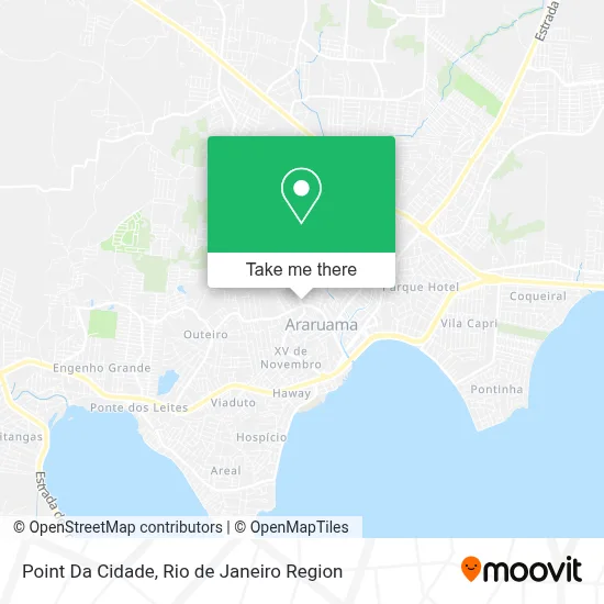Point Da Cidade map