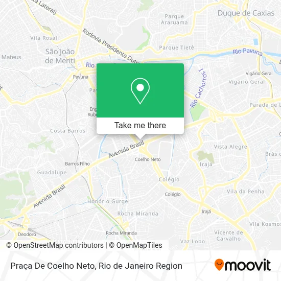 Praça De Coelho Neto map