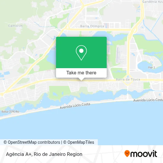 Agência A+ map