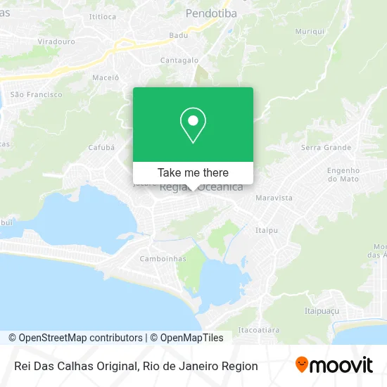 Rei Das Calhas Original map