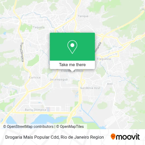 Drogaria Mais Popular Cdd map