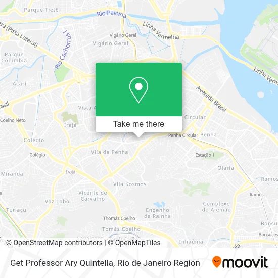 Get Professor Ary Quintella map