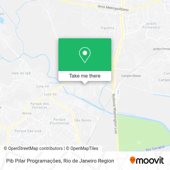Pib Pilar Programações map